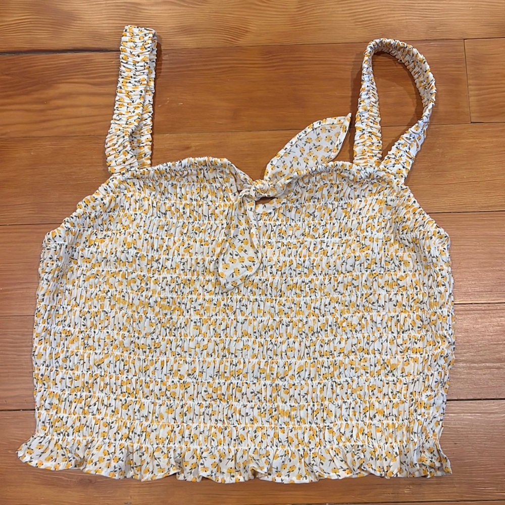 Yellow summer top size L